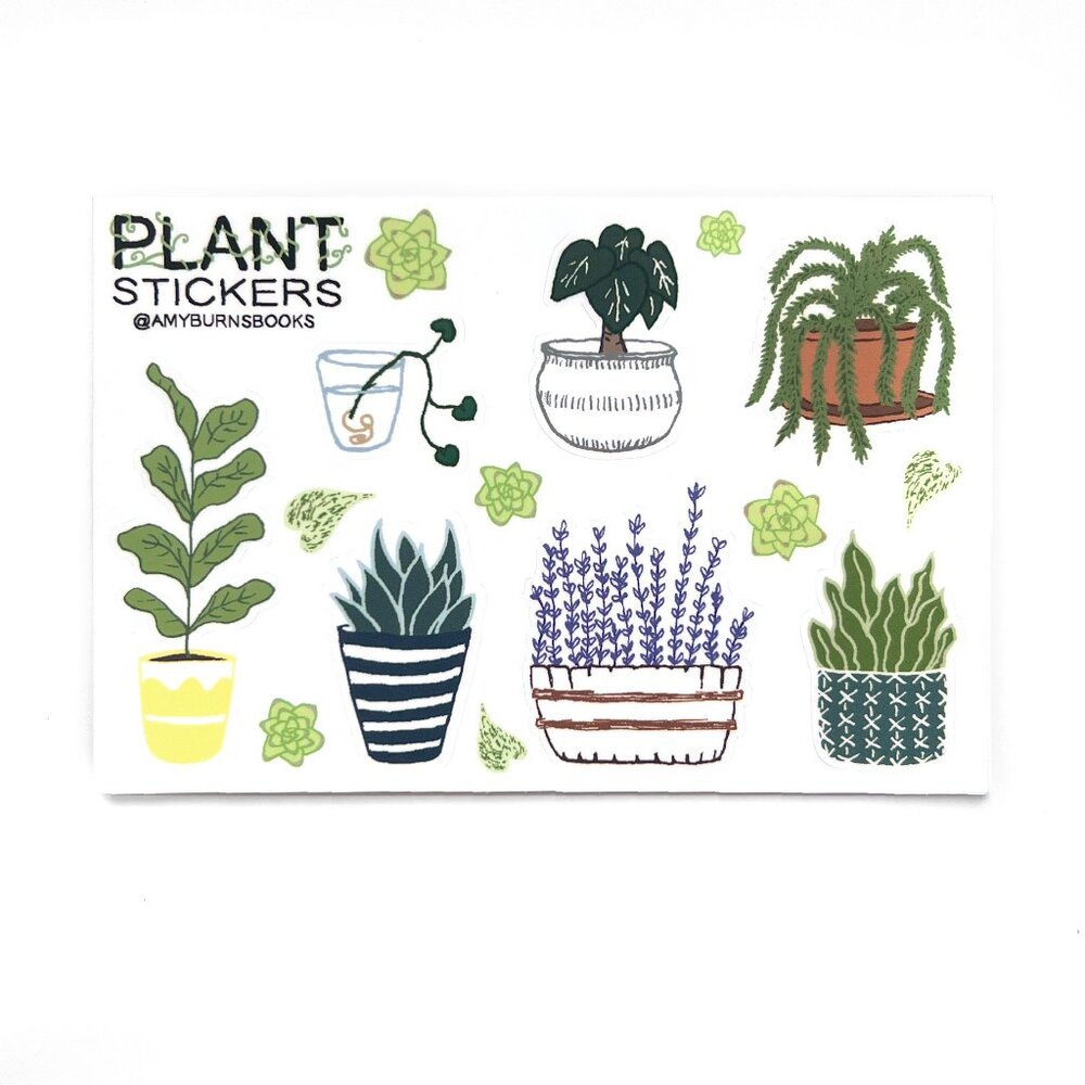 House Plant Sticker Sheet